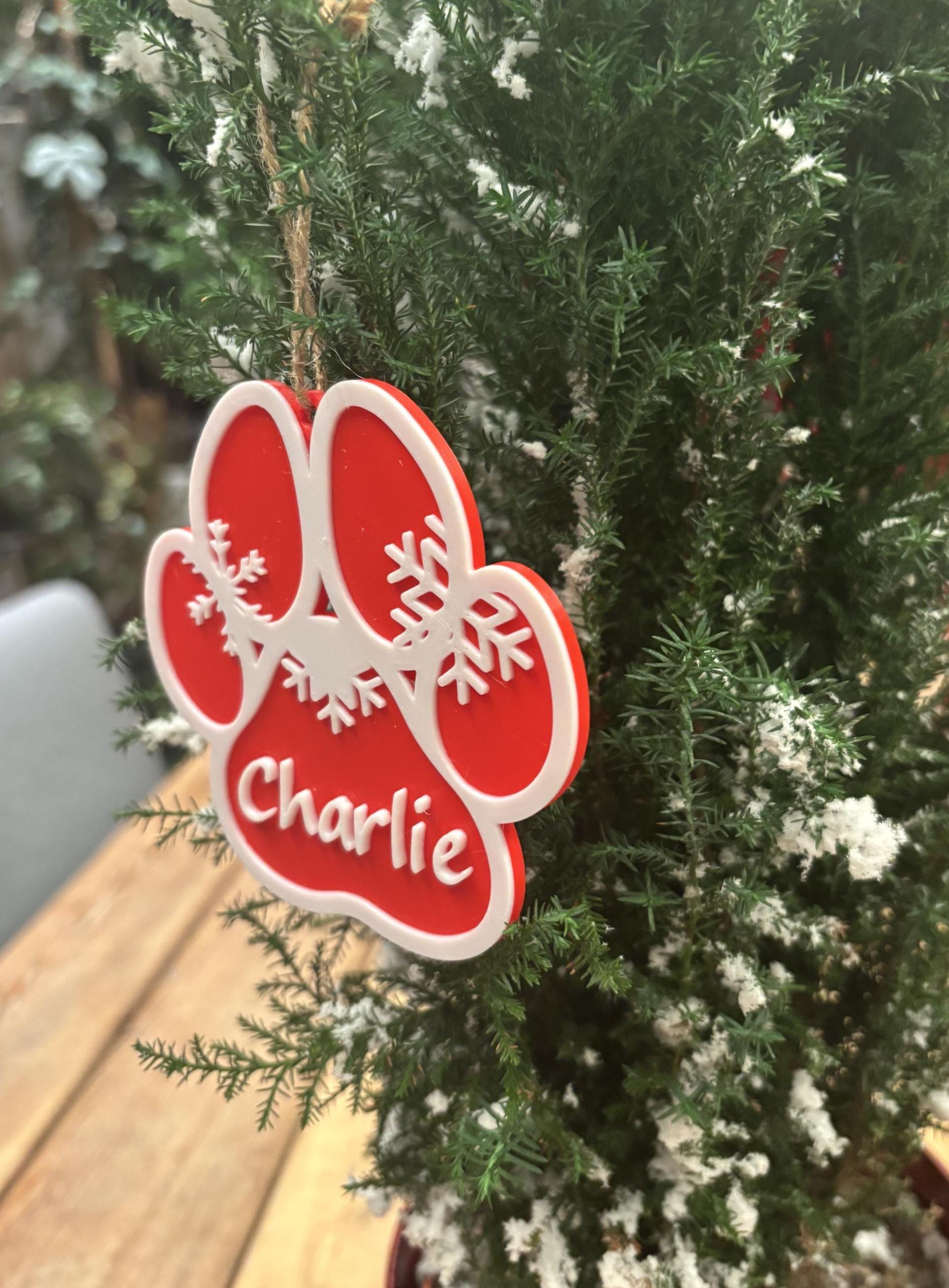 Personalized Christmas Tree Ornament, Custom Family Christmas Ornament, Engraved Ornament, Christmas Gift, Holiday Ornament, 2025