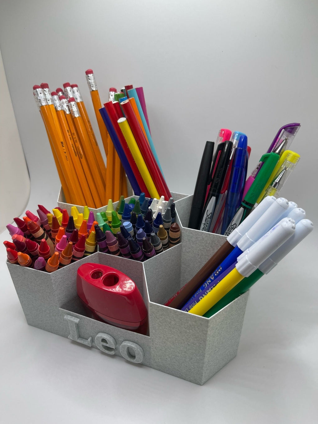 Office desk pen holder, desk organization, office decor, pencil holder, school supply organization, desk set, home office, office supplies