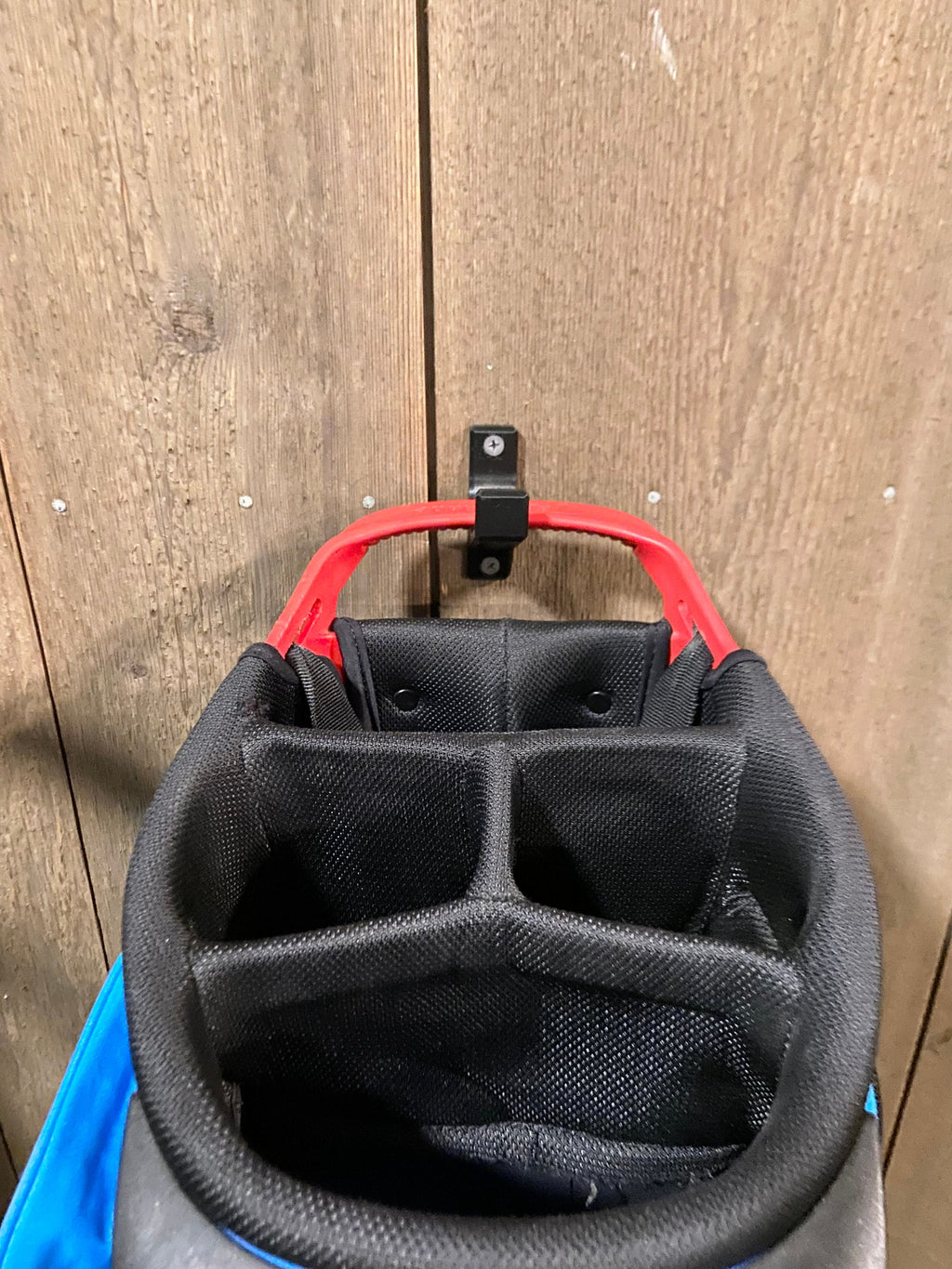 Golf Bag Hanger, Garage Organizer, Holder, Rack, Shelf, Storage, Golf Club, Wall Mount, Display, Stand, Golf Equipment, Gift for Golfer