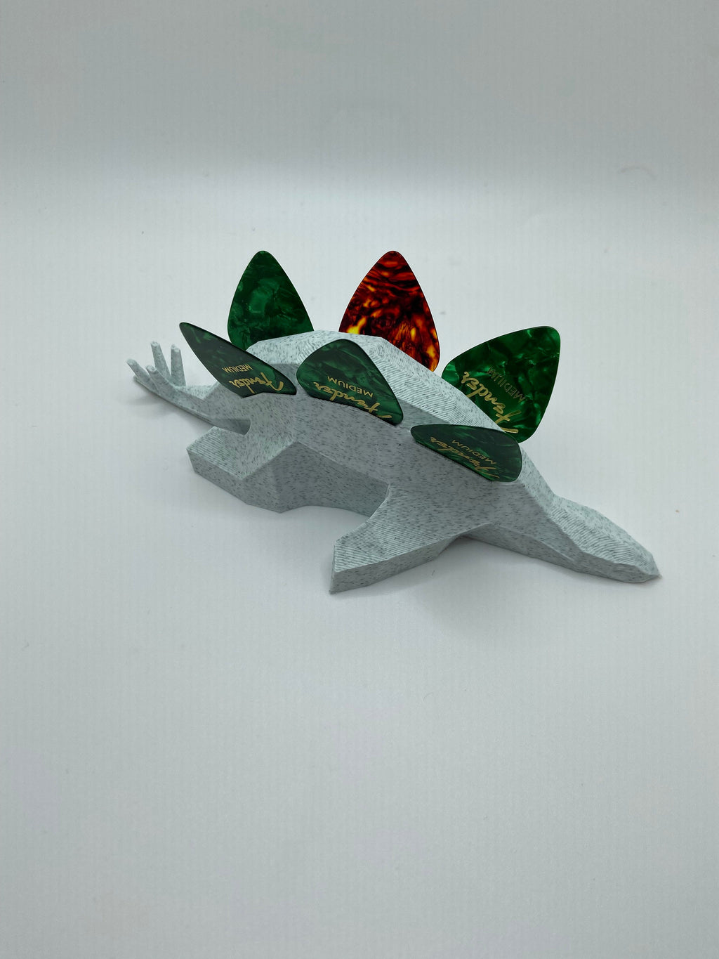 Guitar Pick Holder, Dinosaur, Stegosaurus, Gift for Musician, Husband, Guitar Accessories, Pick Stand, Pick Display