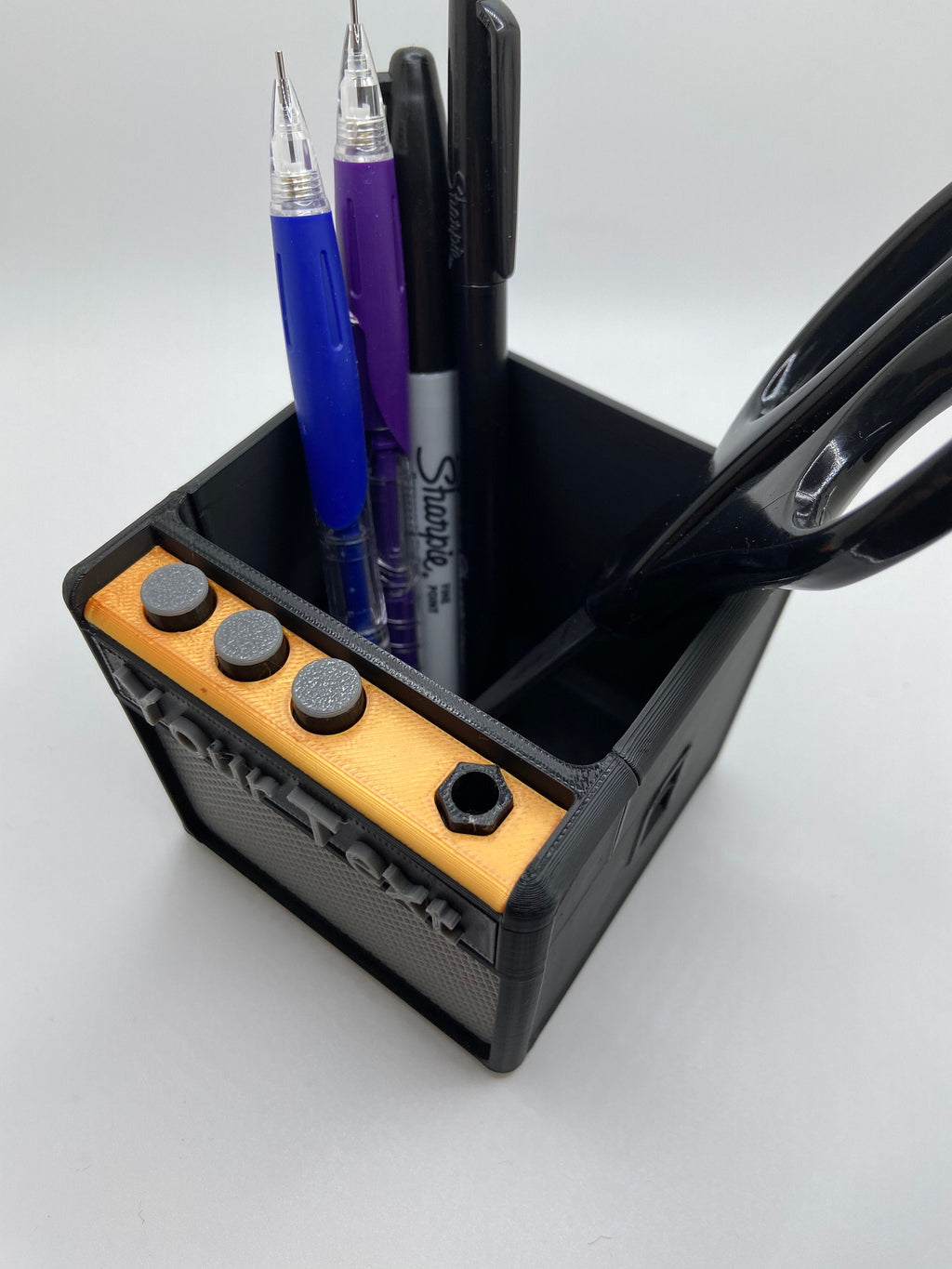 Customizable Amp, Desk Organizer, Musician Pen Holder, Guitar Desk Art, Guitar Pen Holder, Gift for Guitar Player, Gift for Musician
