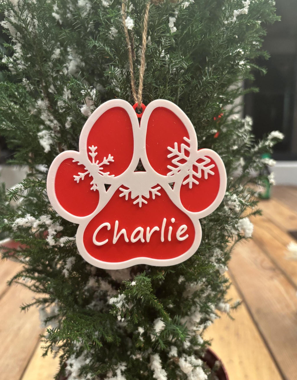 Personalized Christmas Tree Ornament, Custom Family Christmas Ornament, Engraved Ornament, Christmas Gift, Holiday Ornament, 2025