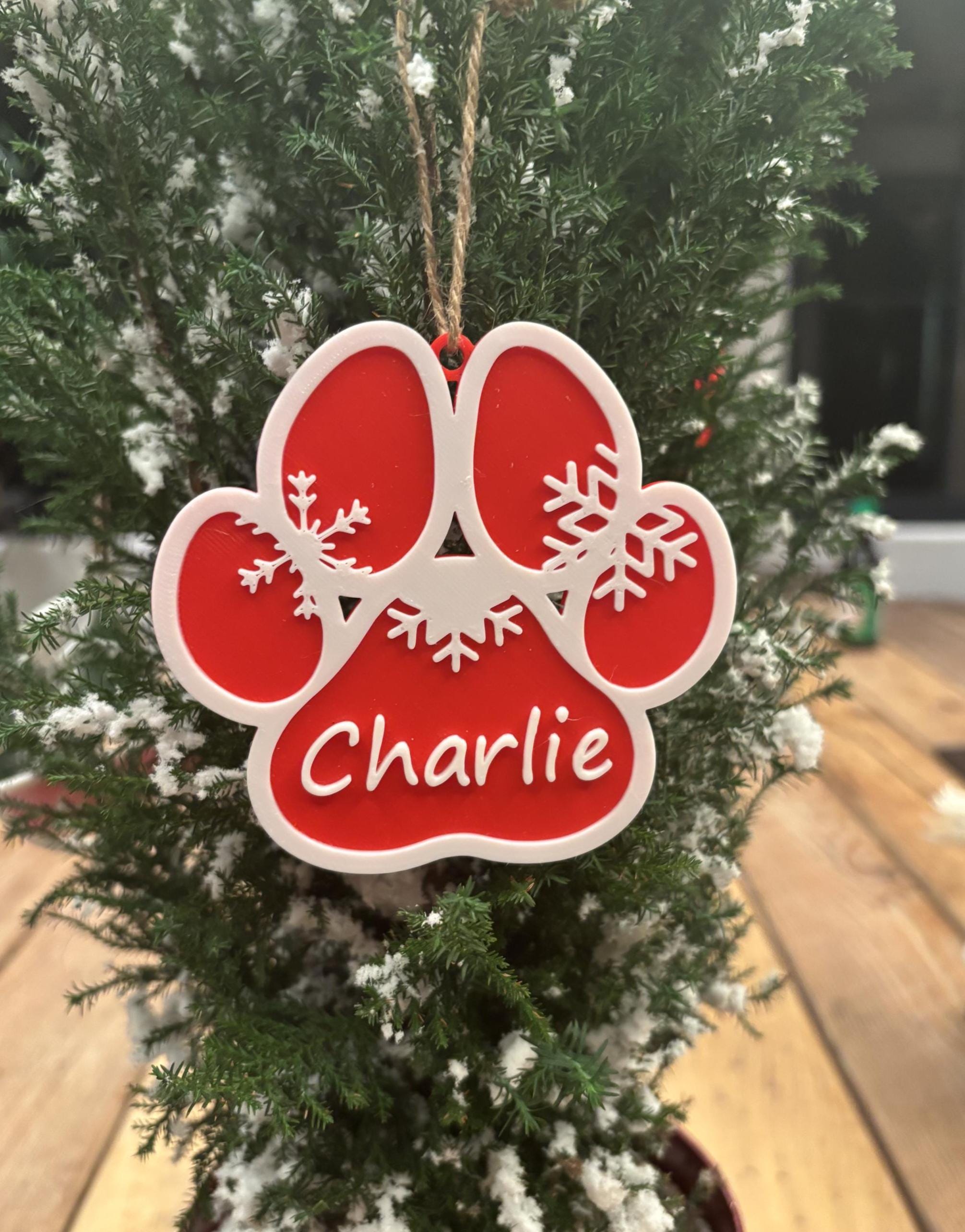 Personalized Christmas Tree Ornament, Custom Family Christmas Ornament, Engraved Ornament, Christmas Gift, Holiday Ornament, 2025