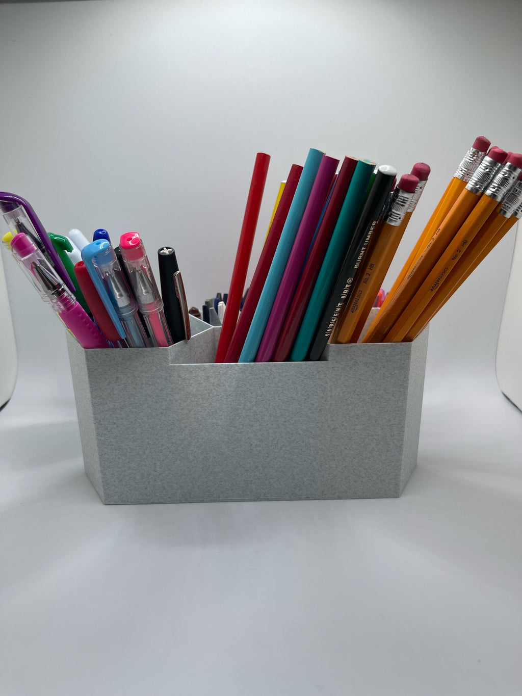 Office desk pen holder, desk organization, office decor, pencil holder, school supply organization, desk set, home office, office supplies