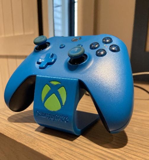 Xbox Controller Stand, Engraved Gamertag, Controller Holder, Xbox One, Mount, Gaming, Gaming Stand, Xbox Controller Dock, Game Storage