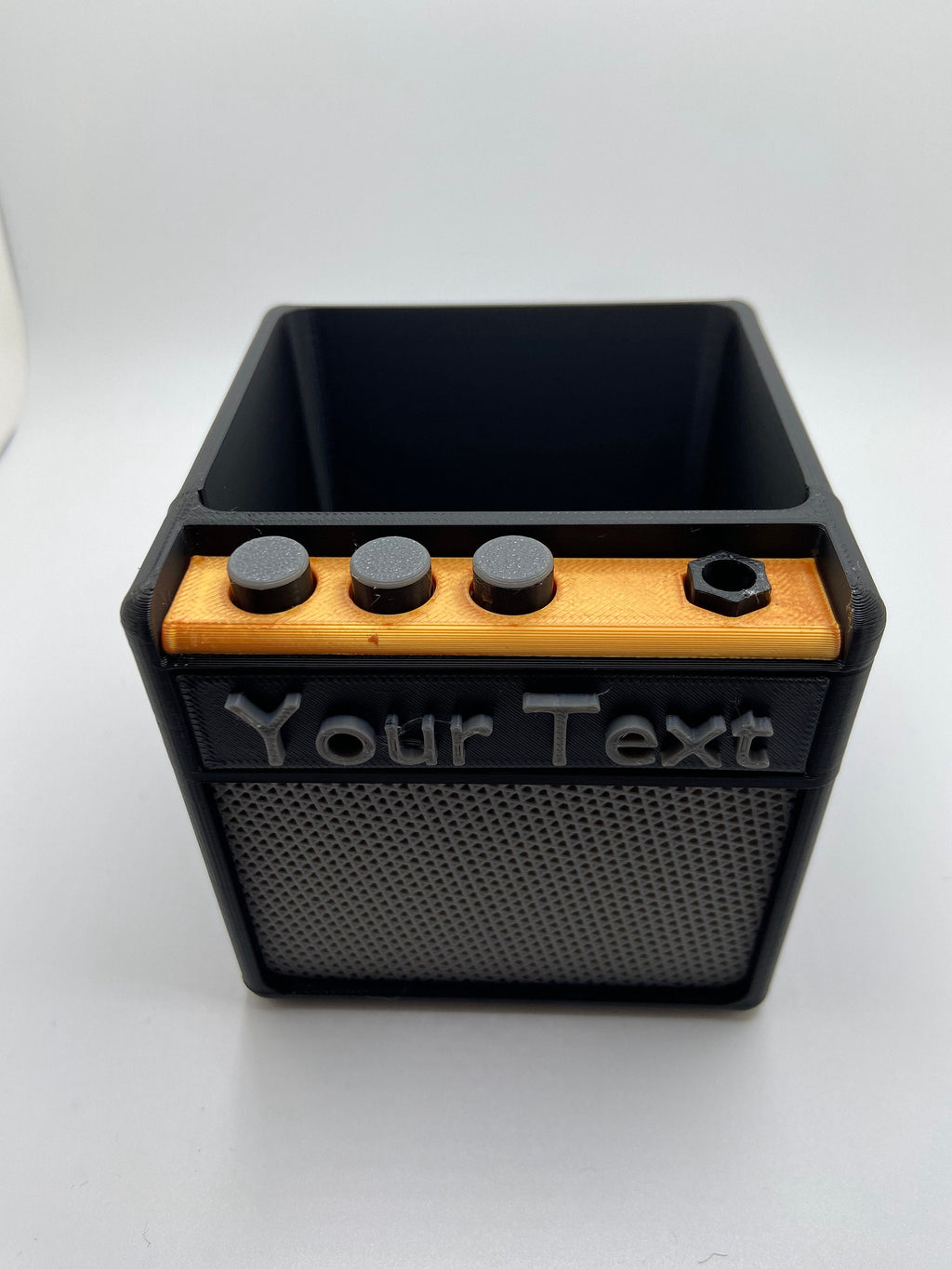 Customizable Amp, Desk Organizer, Musician Pen Holder, Guitar Desk Art, Guitar Pen Holder, Gift for Guitar Player, Gift for Musician